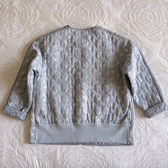 Anthropologie - Avec Les Filles - Floral Stripe Quilted Jacket - Picture 11 of 15